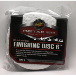 Meguiar's 6" DA Microfiber Finishing Disc 2-Pack (DMF6)